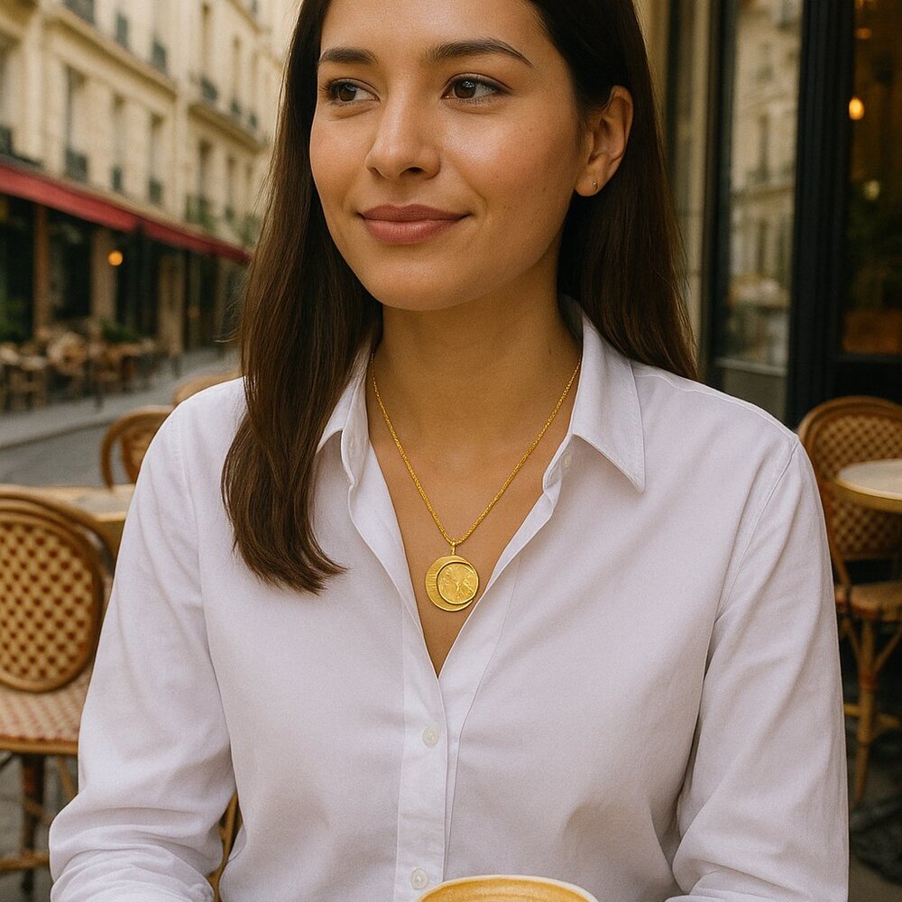 DanielMark Sun and Stars Necklace